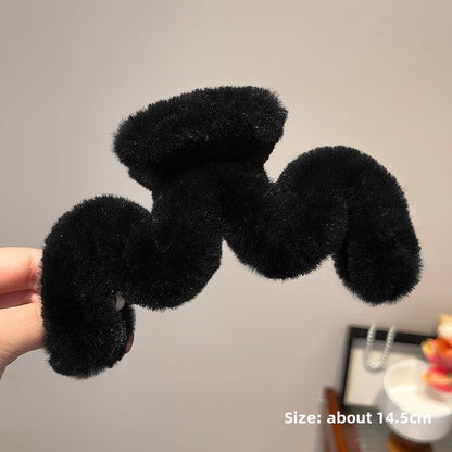 plush hairclip