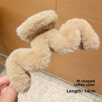 plush hairclip