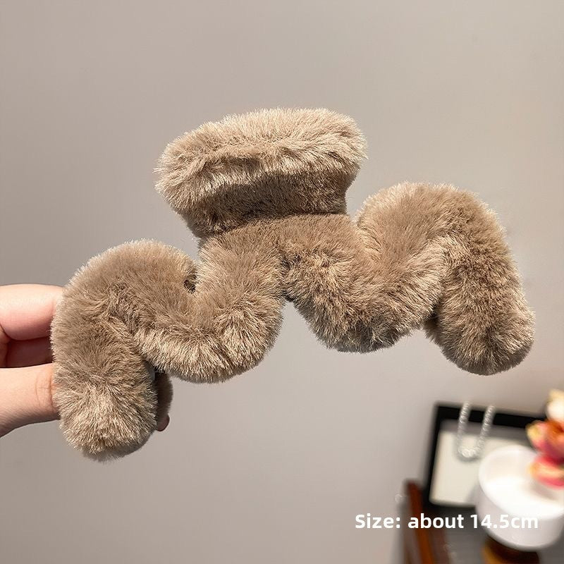 plush hairclip
