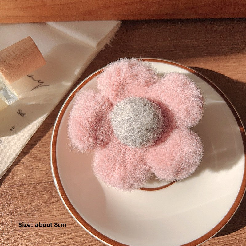 plush hairclip