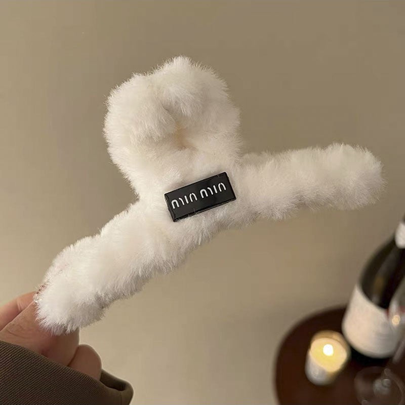 plush hairclip