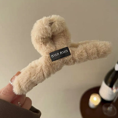 plush hairclip