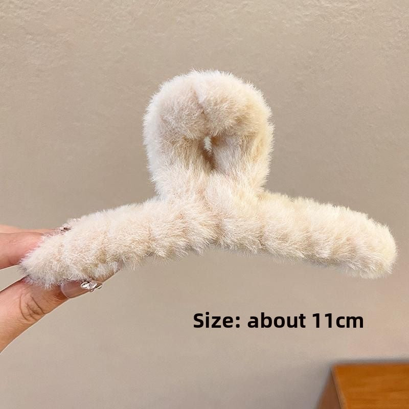 plush hairclip