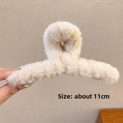 plush hairclip