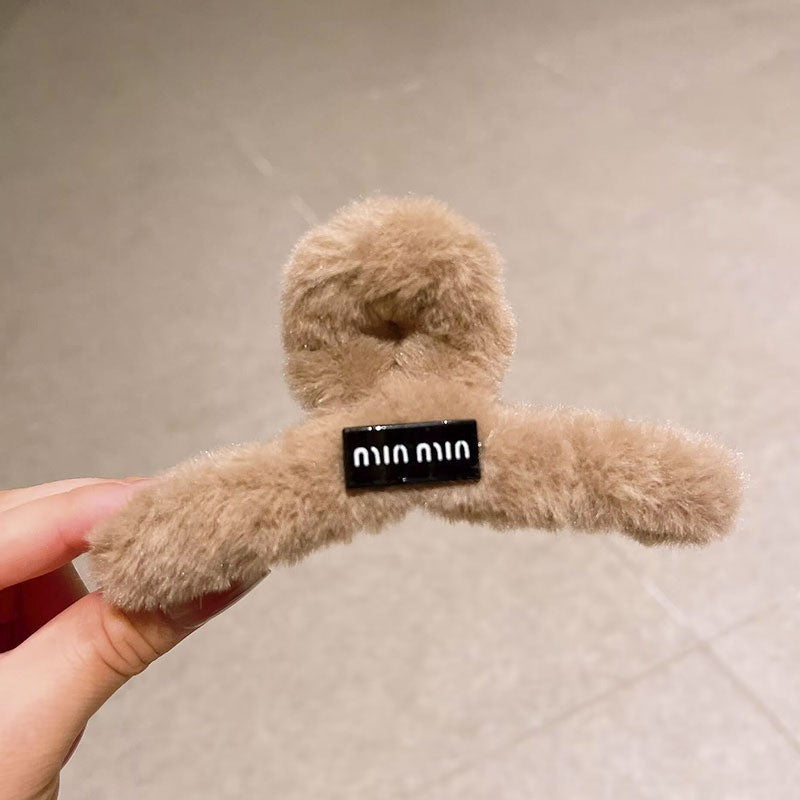 plush hairclip