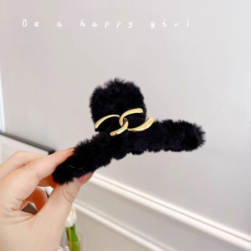 plush hairclip