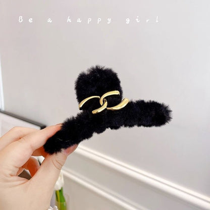 plush hairclip