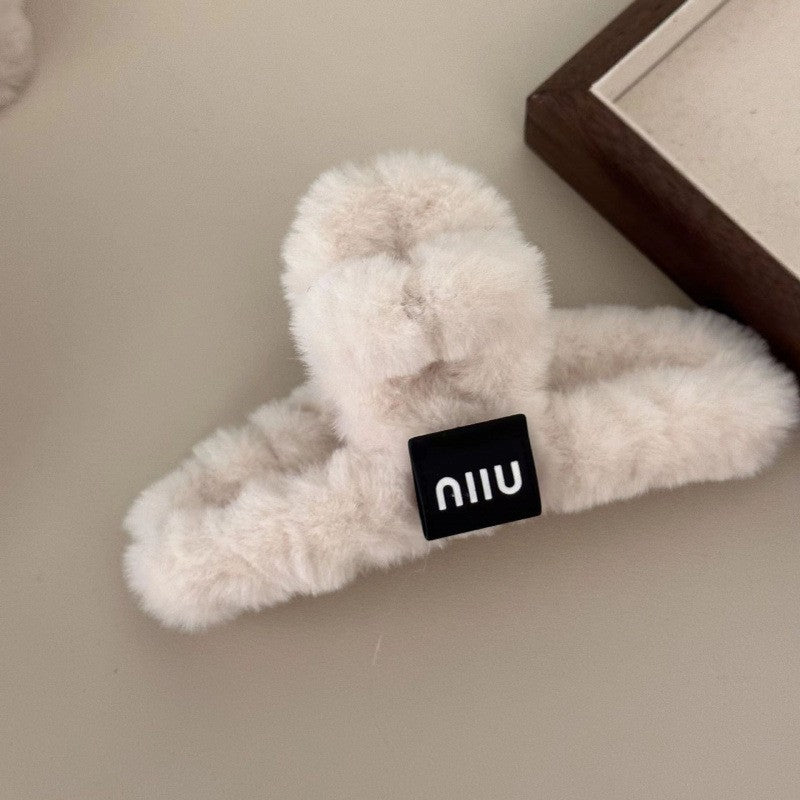plush hairclip