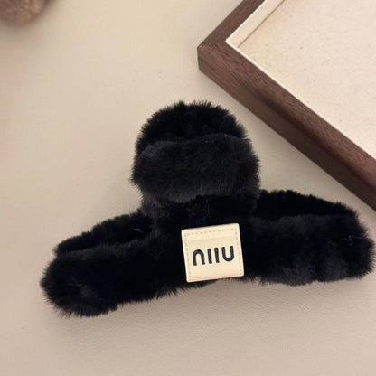plush hairclip