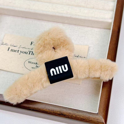 plush hairclip