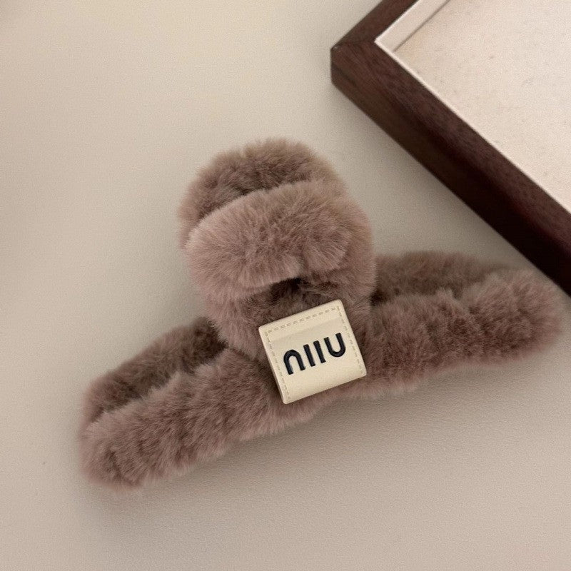 plush hairclip