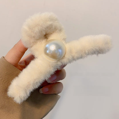 plush hairclip