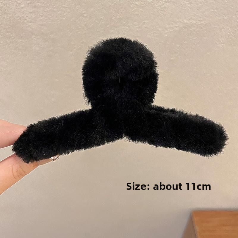 plush hairclip