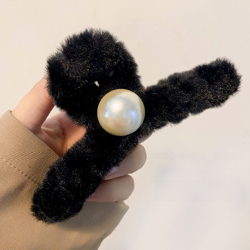 plush hairclip
