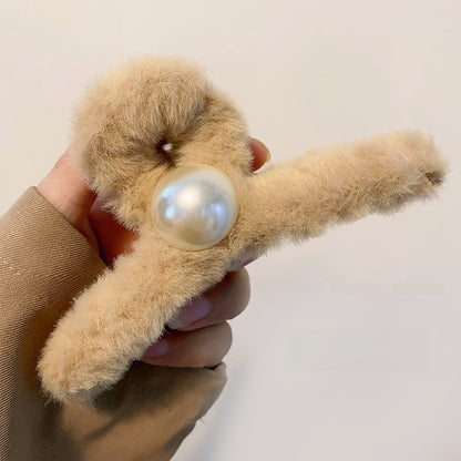 plush hairclip