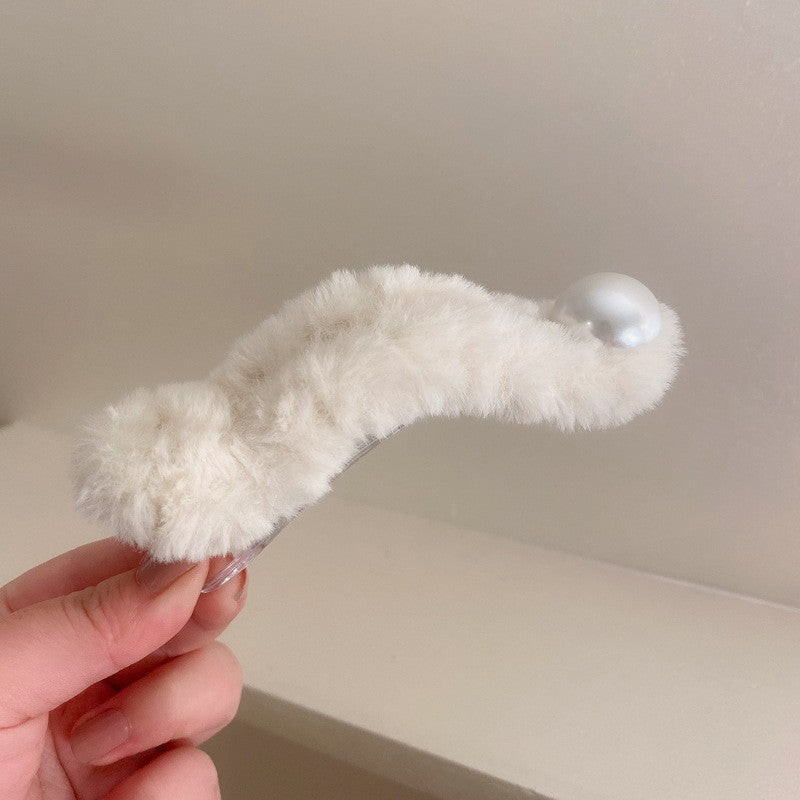 plush hairclip