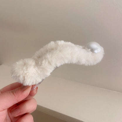 plush hairclip