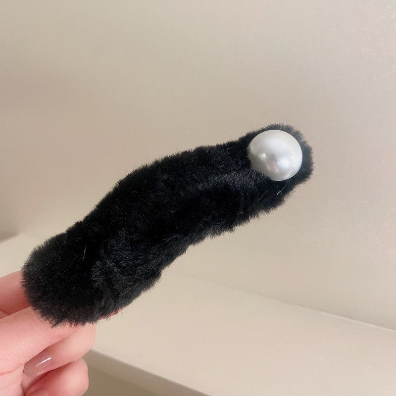 plush hairclip