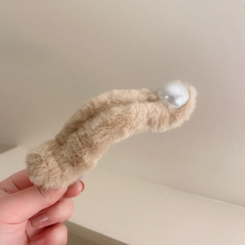 plush hairclip