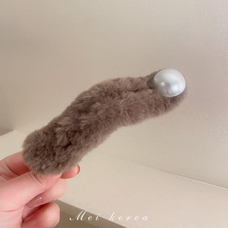 plush hairclip