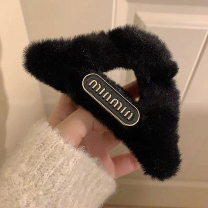 plush hairclip
