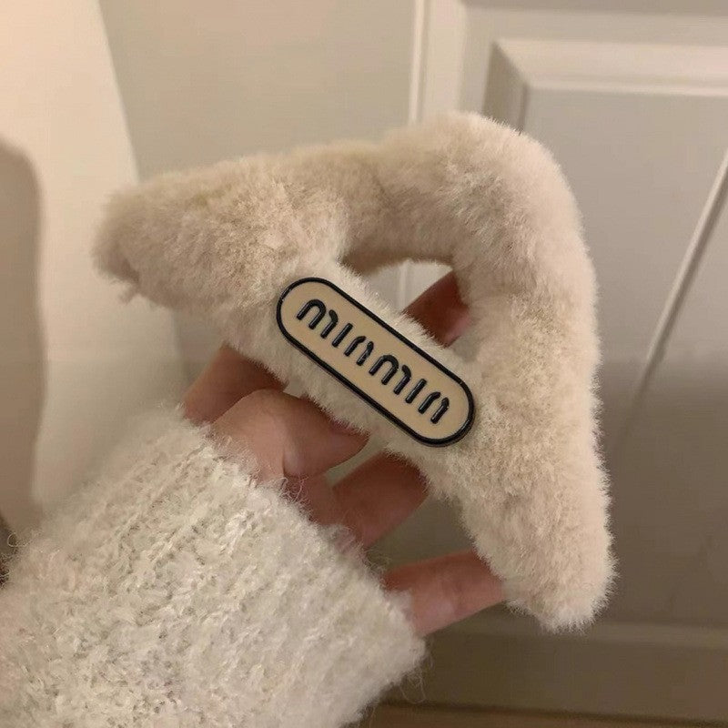 plush hairclip