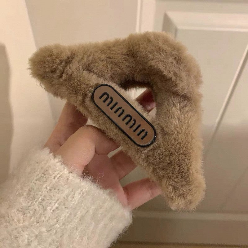 plush hairclip