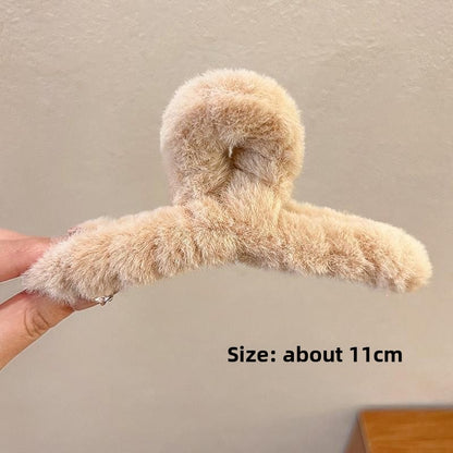 plush hairclip