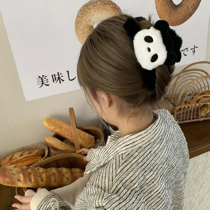 plush hairclip