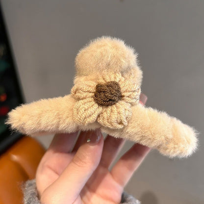 plush hairclip