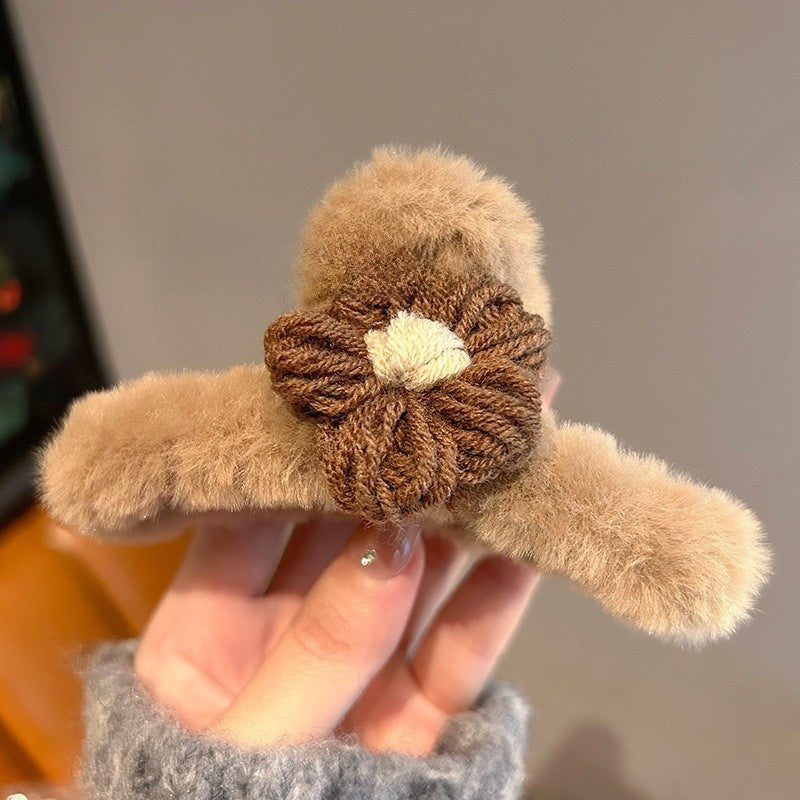 plush hairclip