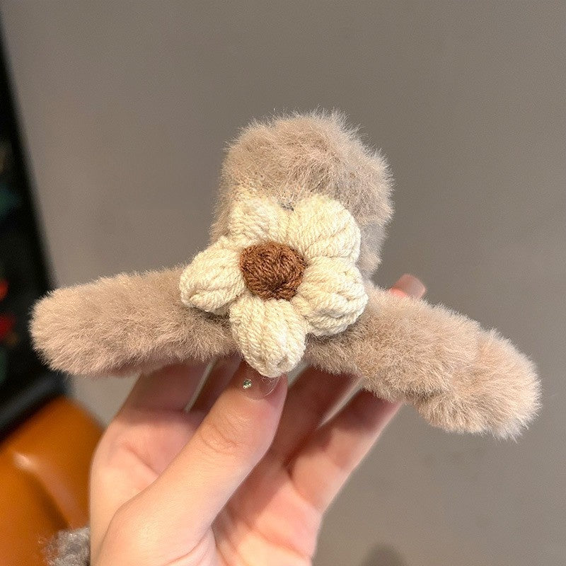plush hairclip