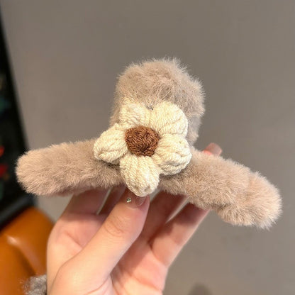 plush hairclip