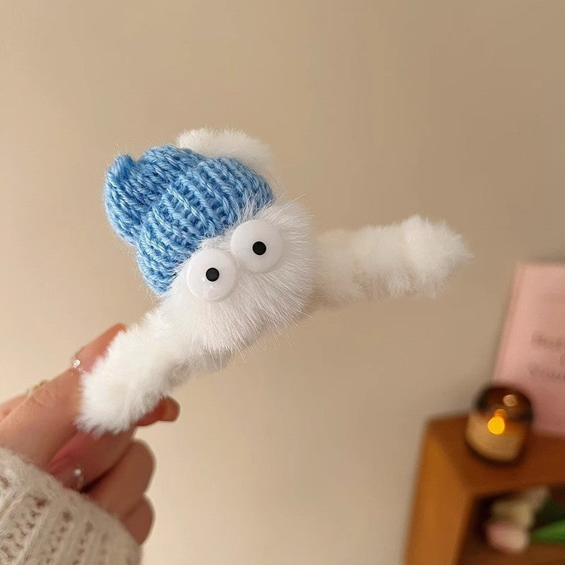 plush hairclip