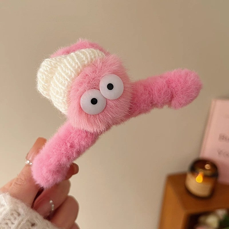 plush hairclip