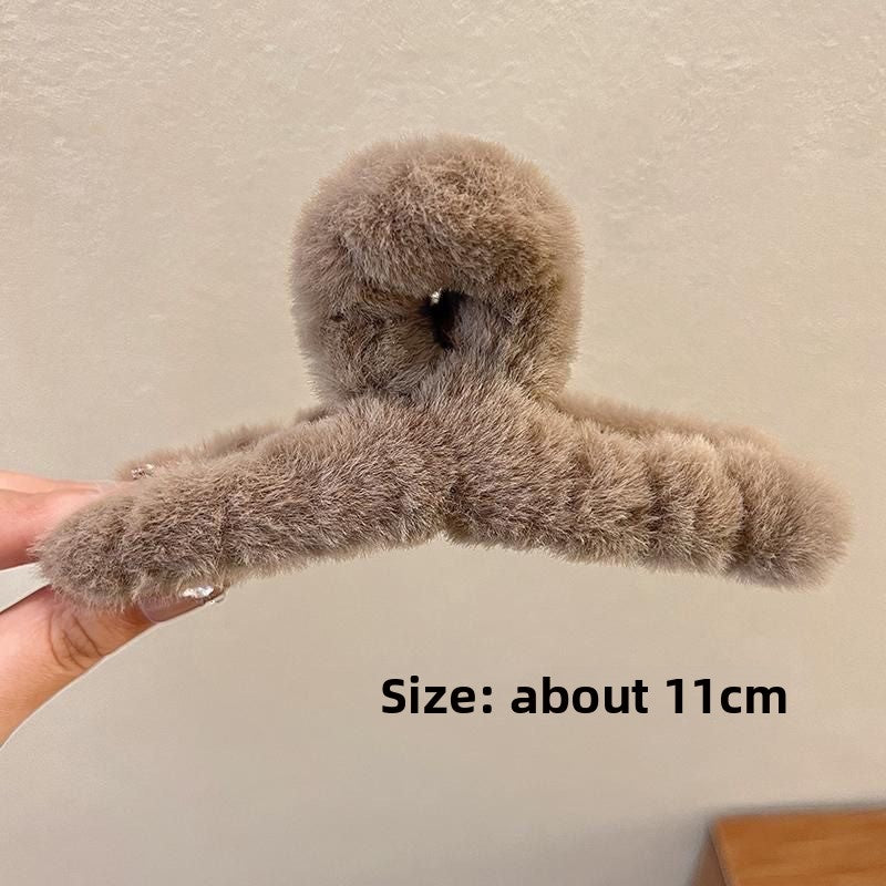 plush hairclip