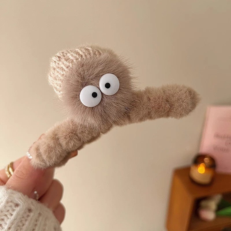 plush hairclip
