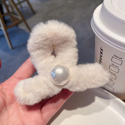 plush hairclip
