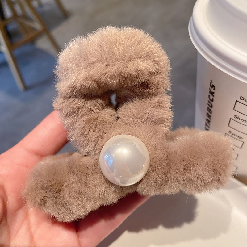 plush hairclip
