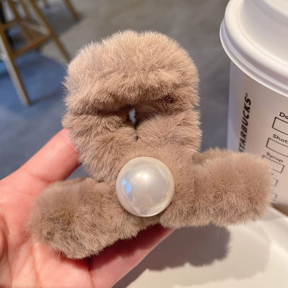 plush hairclip
