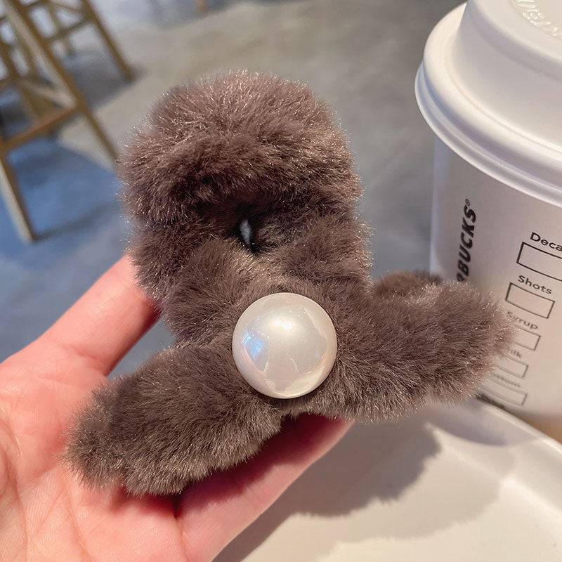 plush hairclip