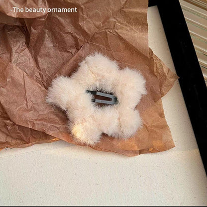 plush hairclip