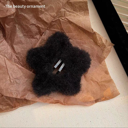 plush hairclip