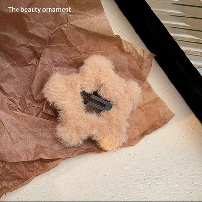 plush hairclip