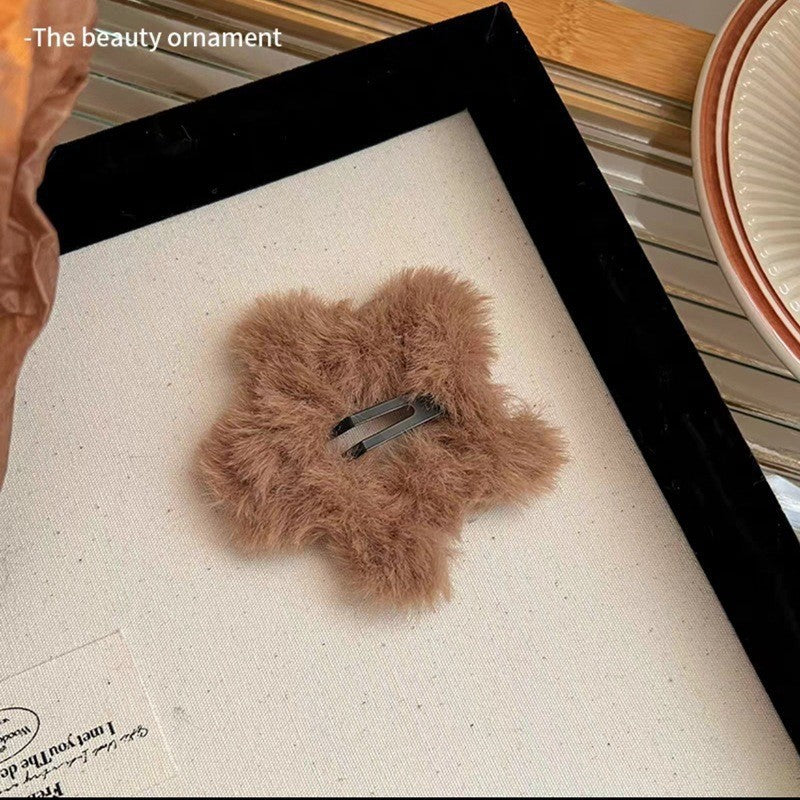 plush hairclip