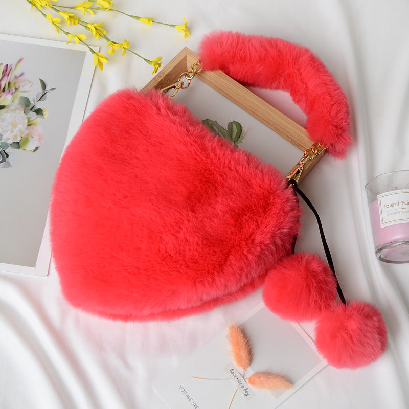 Plush Handbag