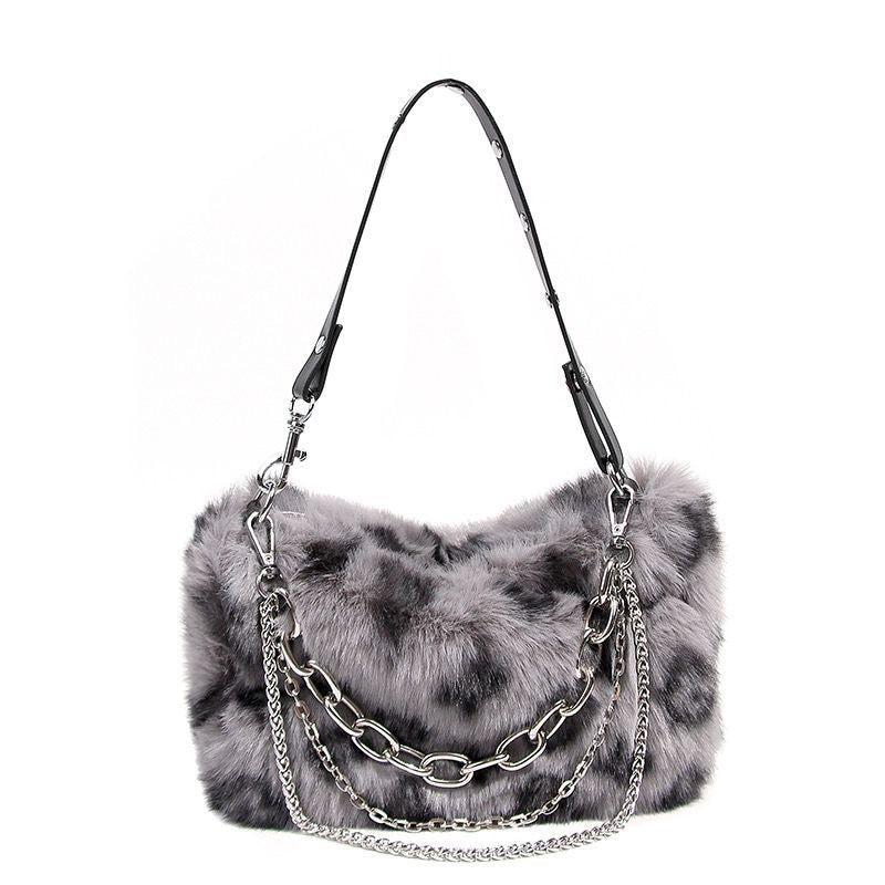 plush handbag