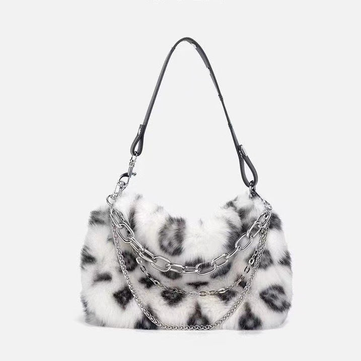 plush handbag