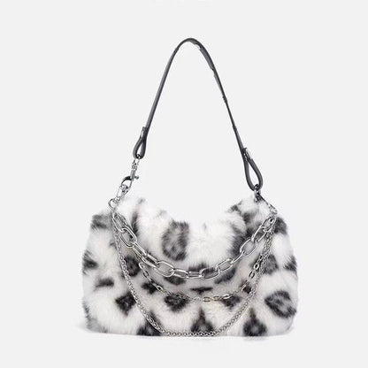 plush handbag