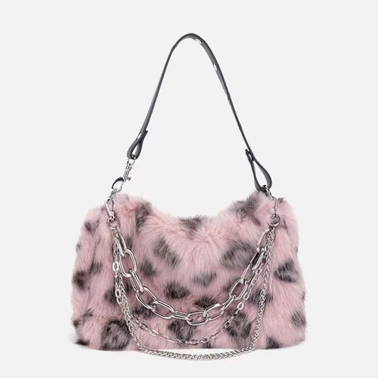plush handbag